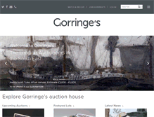 Tablet Screenshot of gorringes.co.uk